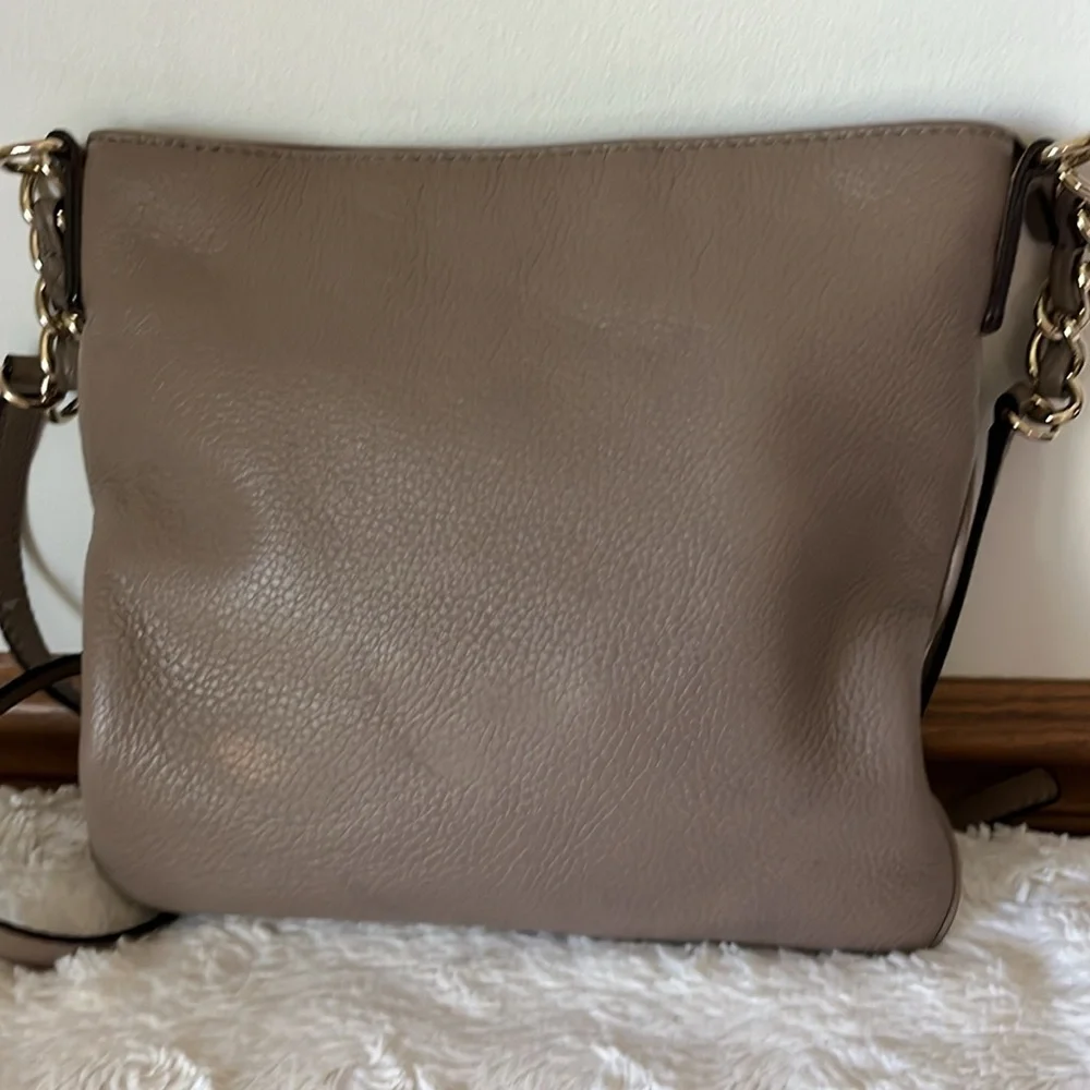 Kate Spade Cobble Hill Ellen Taupe Leather Crossbody with Dust Bag